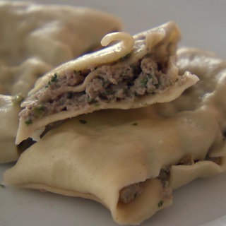 selbst gemachte Maultaschen