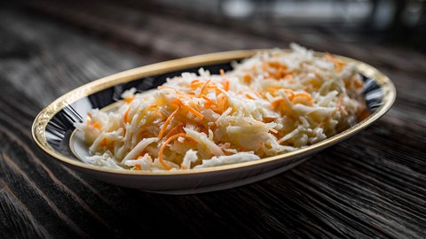 Schüssel mit Coleslaw