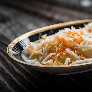 Schüssel mit Coleslaw