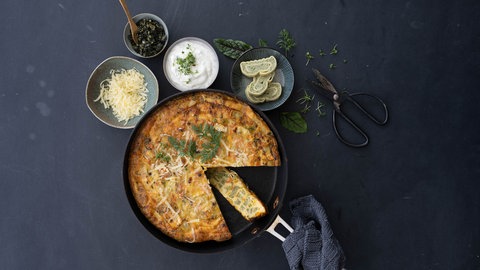 Maultaschentortilla aus dem Pfännle