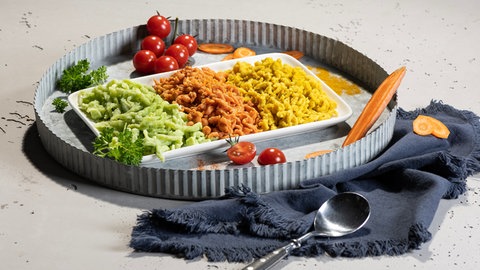 Bunte Spätzle