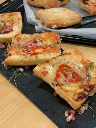 Upside Down Rezept aus dem Backofen mit Blätterteig