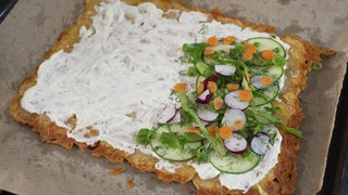 Knuspriger Kartoffelwrap