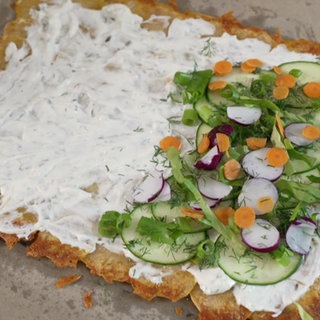 Knuspriger Kartoffelwrap