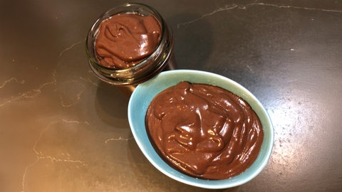 Selbstgemachte Schokocreme