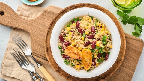 Bohnen-Quinoa-Salat