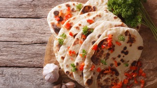 Fladenbrot mit Paprika