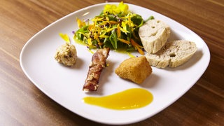 Vorspeisen auf einem Teller