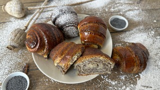 Warme Sonntags-Mohnhörnchen