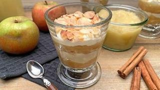 Apfel-Tiramisu mit selbstgemachtem Apfelmus