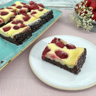 Käsekuchen-Brownies