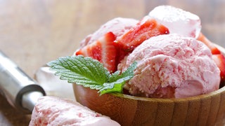Erdbeereis
