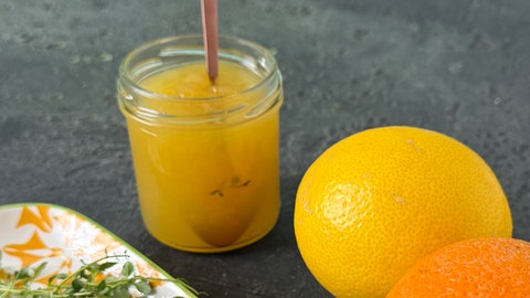 Zitrusgelee mit Zitronenthymian