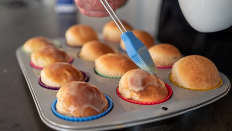 Brioche aus der Muffin-Form