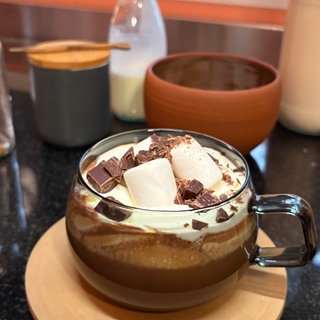 Weihnachtliche Trinkschokolade