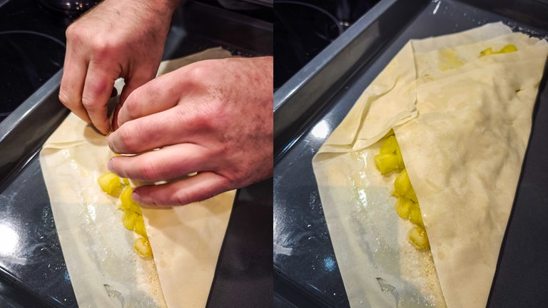 So formt ihr die Apfelstrudel-Vulkane