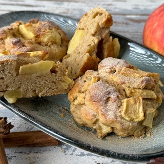 Saftige Apfelballen mit Nicecream