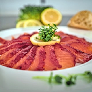 Hausgebeizte Lachsforelle