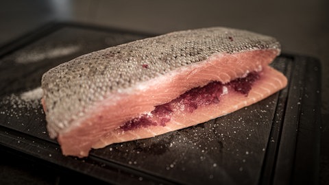 Hausgebeizte Lachsforelle