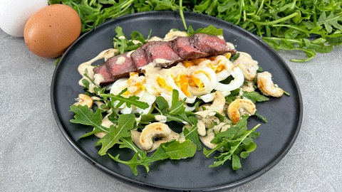 Roastbeef mit Eiersalat