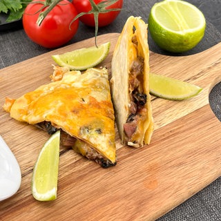 Tortillas mit Mangold und Hackfleisch