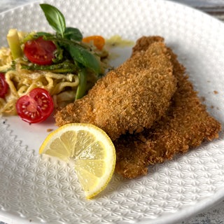 Wiener Schnitzel mit Spätzlesalat