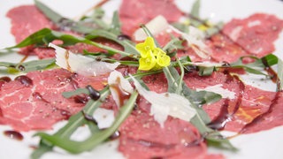 Carpaccio vom Straußenfilet