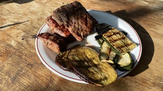 Lammlachse mit Grillgemüse von Lukas von Mackensen