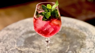 alkoholfreier Cocktail Apple Blush