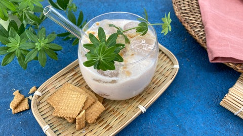 Erdbeer-Rhabarber-Smoothie