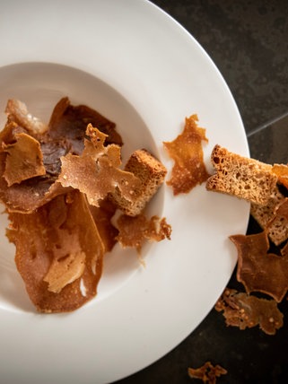 knusprige Brotchips