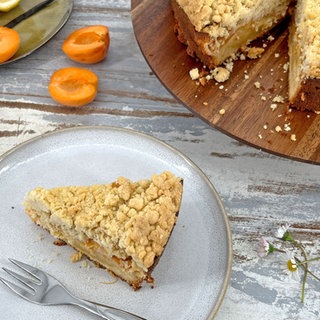 Aprikosenkuchen vom Blech