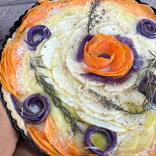 Kartoffel-Apfel-Tarte