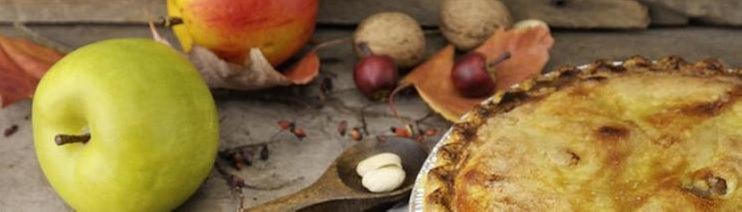 Apfelkuchen mit Zutaten