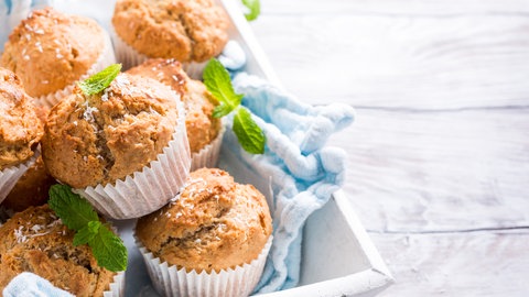 Cupcakes auf einem Tablett