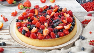 Beerentarte mit Vanillecreme