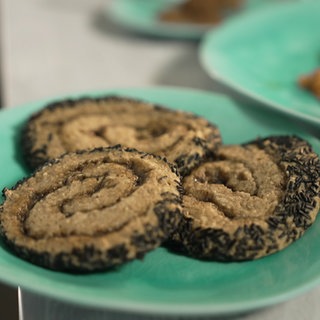 Lakritz-Keks-Schnecken