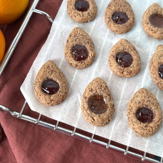 Orangen-Dinkeltropfen