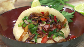 Bao Bun mit Pilzfüllung