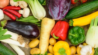 verschiedenes, buntes frisches Gemüse