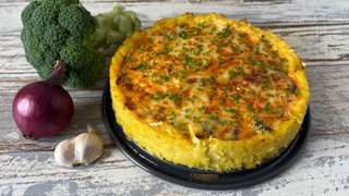 Kartoffelquiche mit Brokkoli