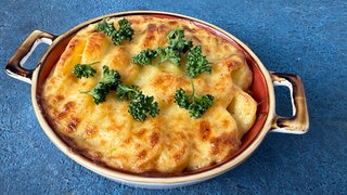 Kartoffelgratin mit Soße Mornay
