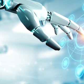 Künstliche Intelligenz - Roboterhand