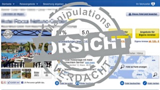 Webseite eines Hotels: Vorsicht Manipulationsverdacht