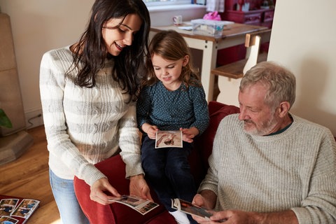Papierkram ordnen: Nur die schönsten Fotos aufheben.