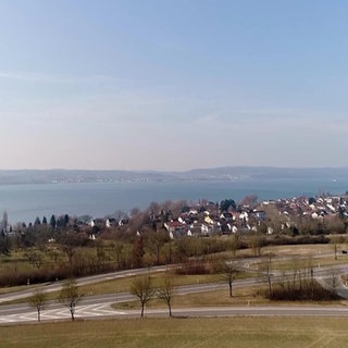 Blick auf den Bodensee bei Überlingen