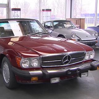 Cabrio von Donald Trump im Laden