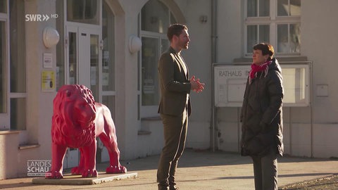 Salacher Bürgermeister und Sonja Faber-Schrecklein