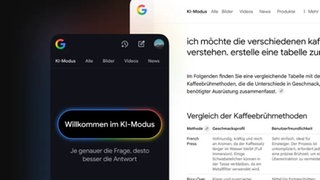 KI-Modus in der Google-Suche: Die neue Funktion erweitert die Suchfunktion und funktioniert wie ein Chatbot.