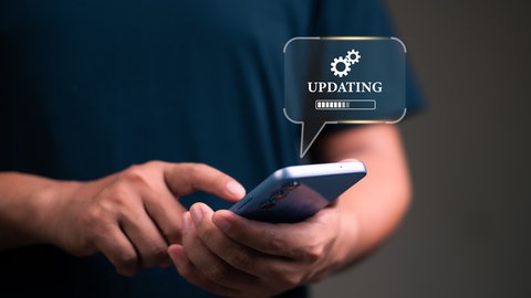 Update auf dem Smartphone